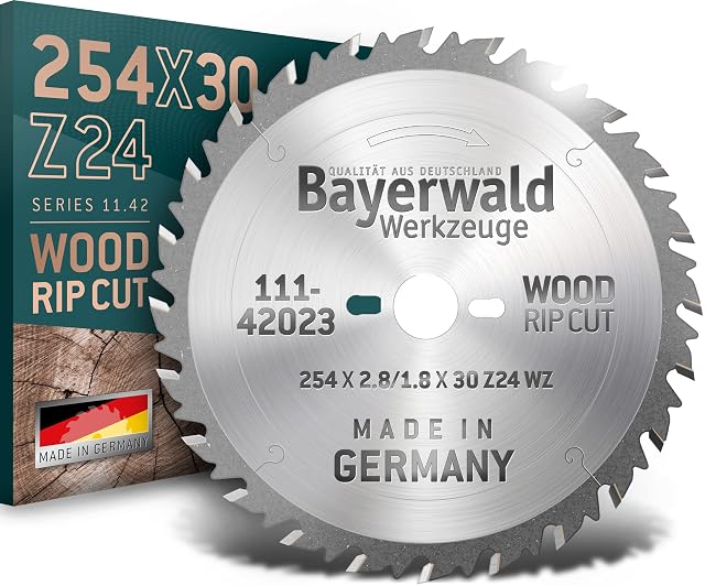 Bayerwald Kreissägeblatt 254 mm mit 24 Zähnen, Produktfoto