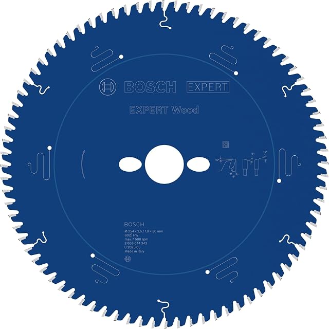 Bosch Expert for Wood Kreissägeblatt 254 mm, Produktfoto