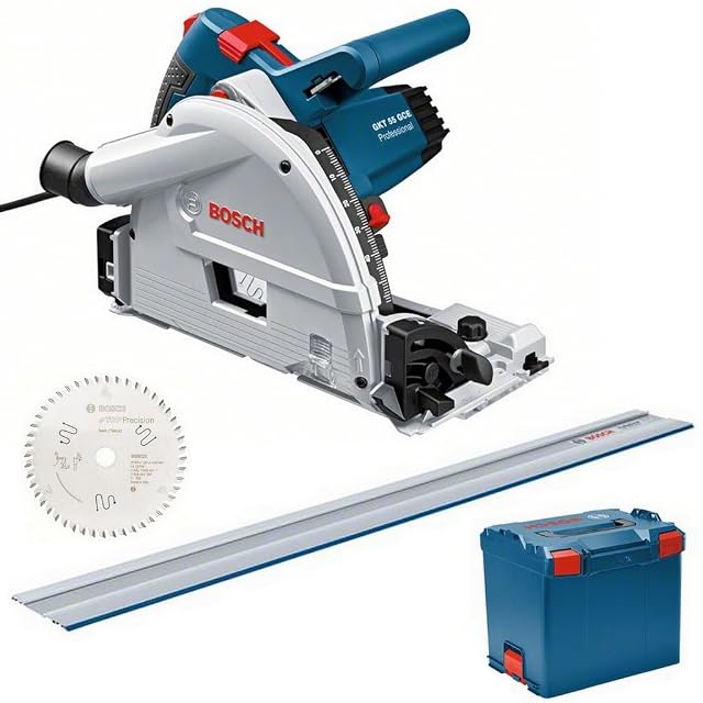 Bosch Professional GKT 55 GCE Tauchsäge mit Führungsschiene FSN 1400, Produktfoto