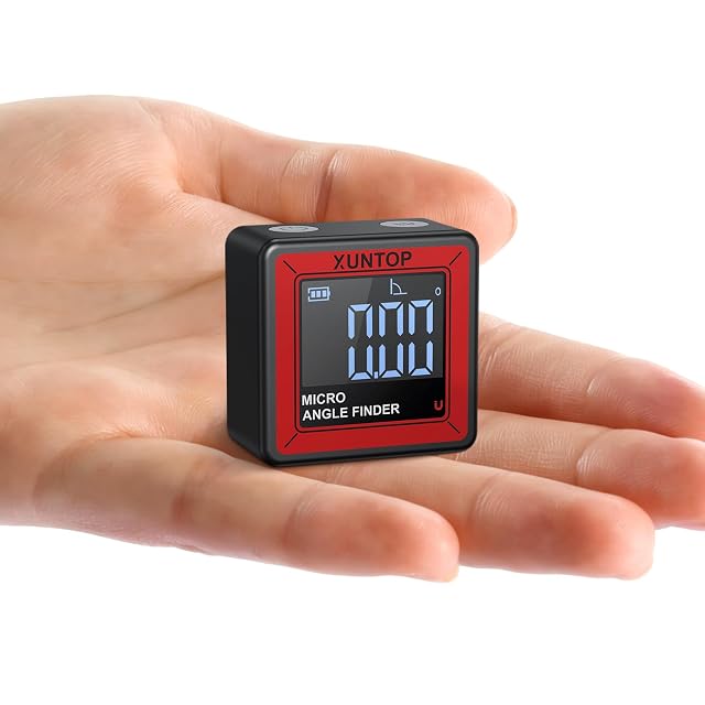 Magnetischer digitaler Winkelmesser mit V-Nut im Fuß, Produktfoto