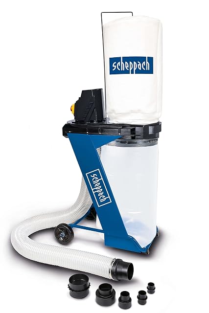 Scheppach HD12 Späneabsaugung mit 75-Liter-Sack und Rollen, Produktfoto