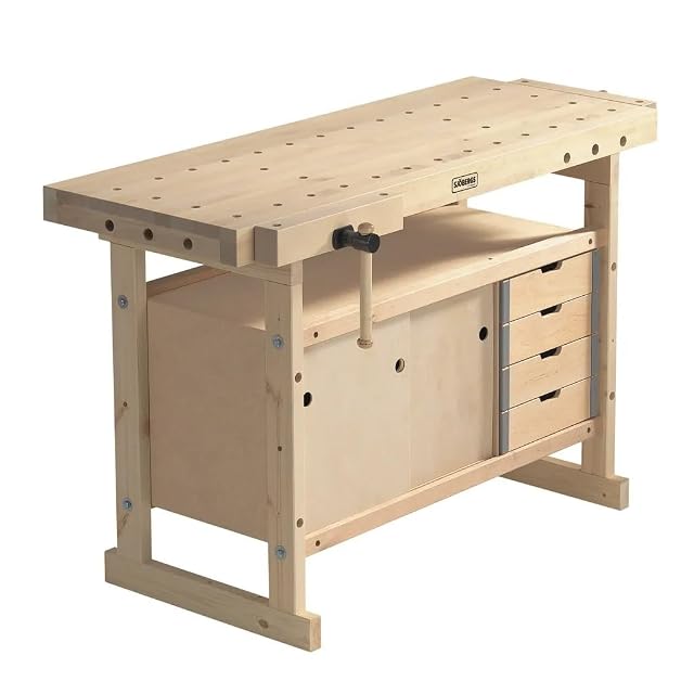 Sjöbergs Nordic 1450 Hobelbank mit Unterschrank, Produktfoto