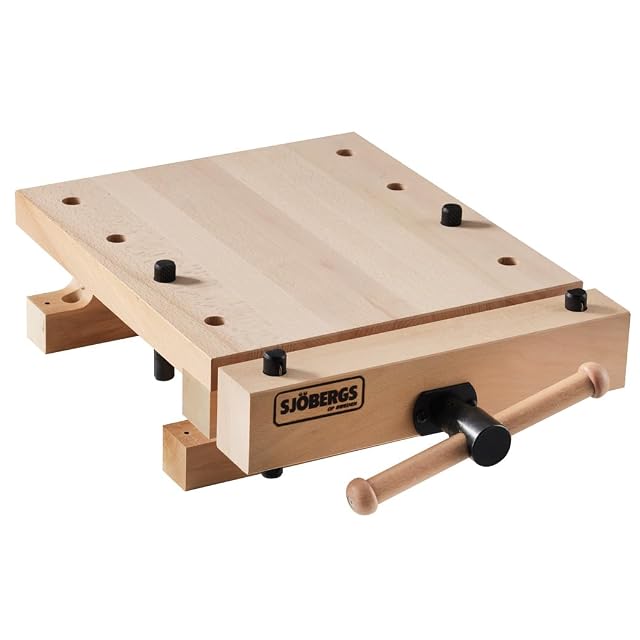 Sjöbergs Smart Workstation Pro tragbare Spannstation aus Buche, Produktfoto